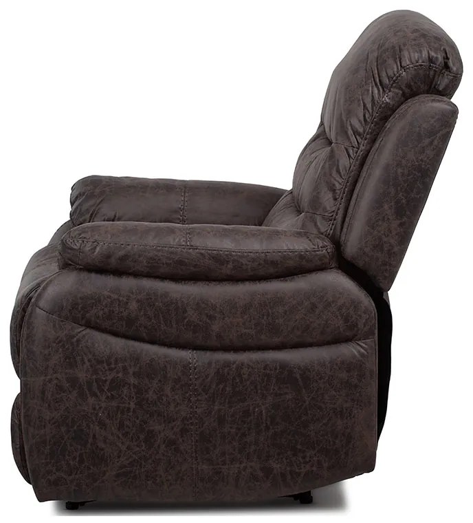polohovateľné kreslo COZY BROWN