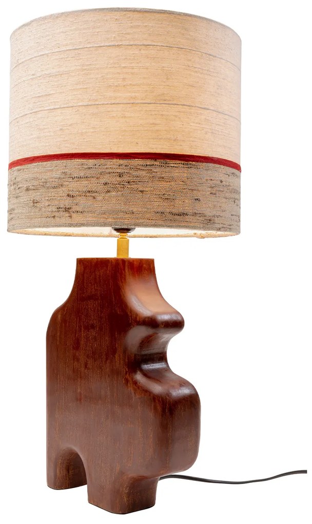 Mesa stolová lampa hnedá 61 cm