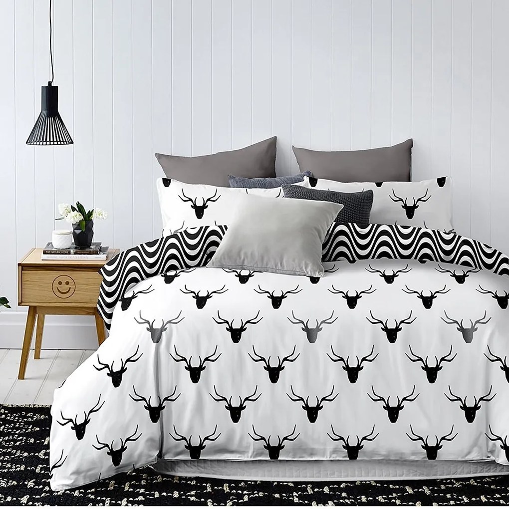 Posteľná bielizeň z mikrovlákna DecoKing Hypnosis DEEREST, velikost 155x220+80x80*1