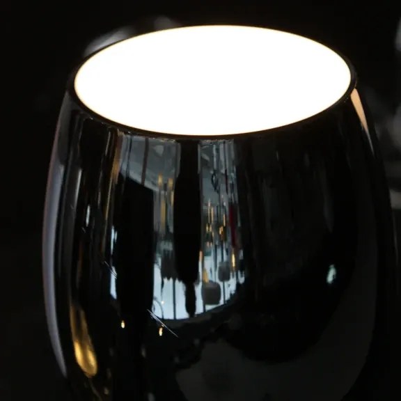 Retro stojaca lampa Izza čierne