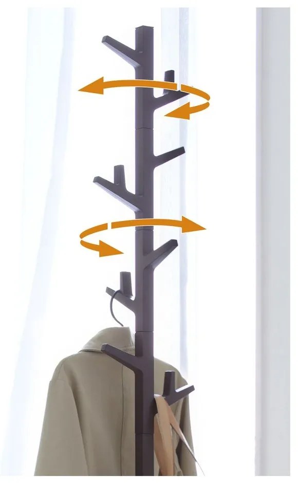 Hnedý kovový vešiak Branch – YAMAZAKI