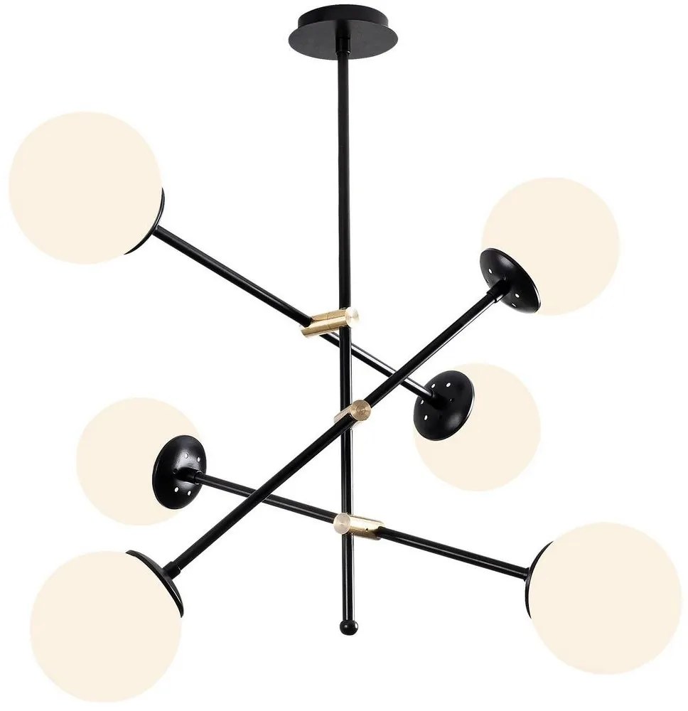 Luster na tyči MARTI 6xE27/100W/230V