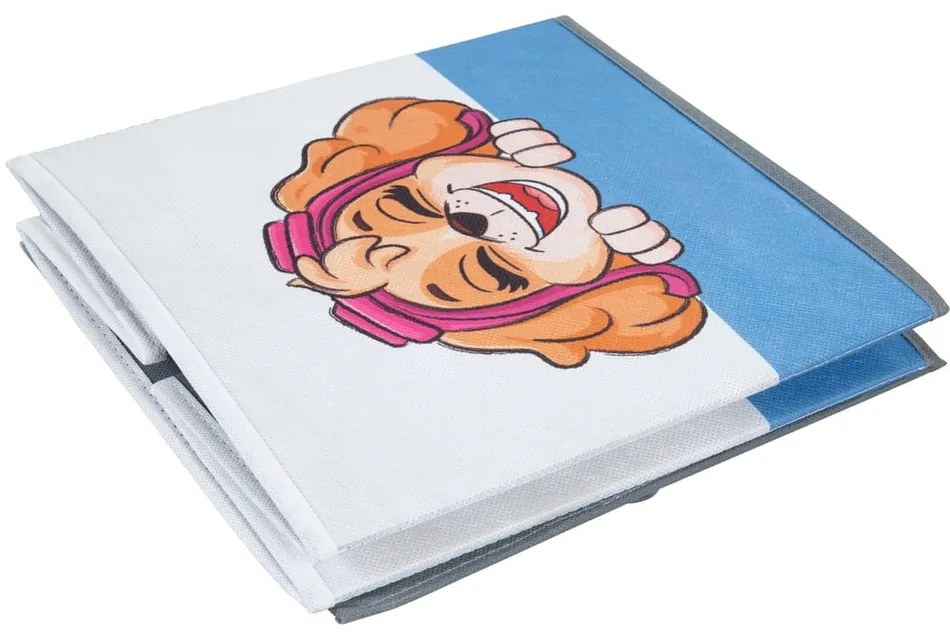 Látkové detské organizéry na hračky v súprava 2 ks 27x27x27 cm Paw Patrol – Roba