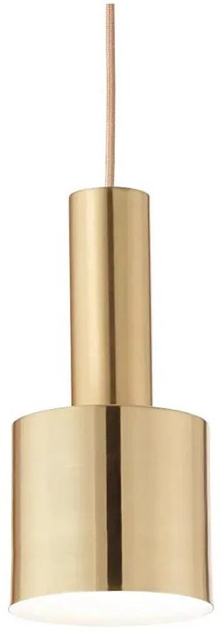 Ideal Lux - Luster na lanku HOLLY 1xE27/60W/230V pr. 12 cm mosadz