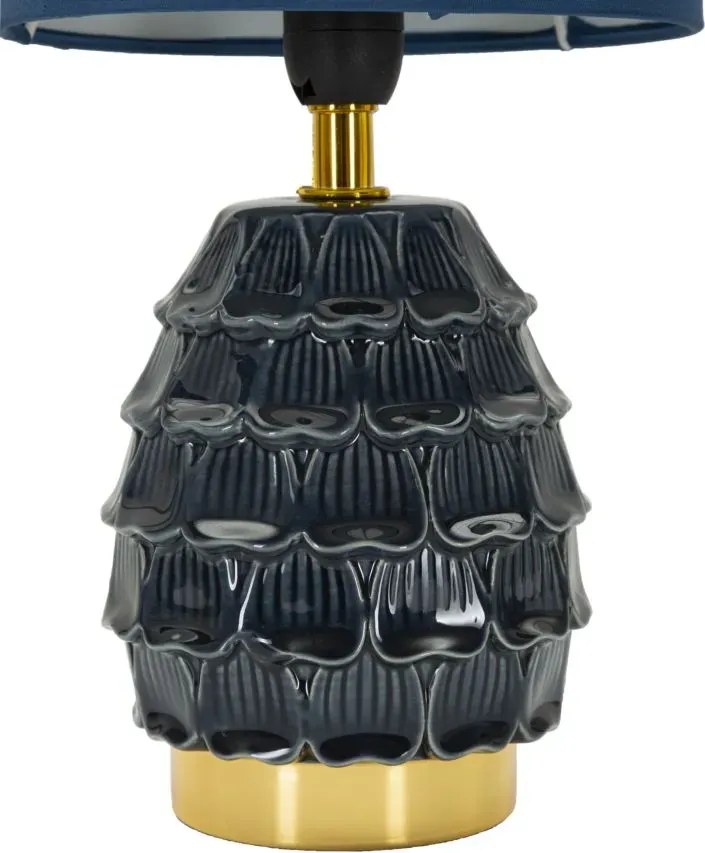 Stolná lampa Pigny 30,5 cm modrá