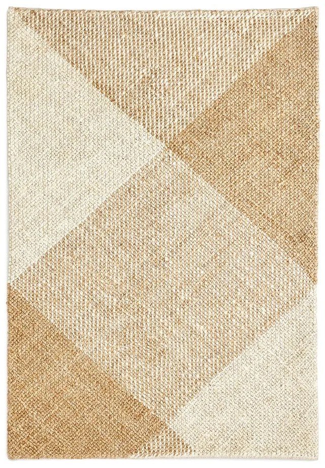 Béžovo-krémový jutový koberec 160x230 cm Maelan – Kave Home