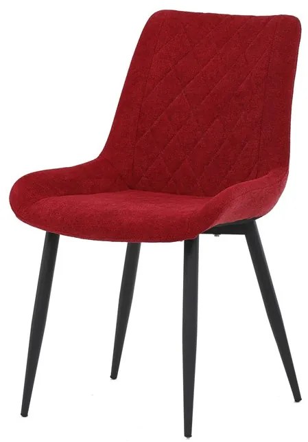 Autronic BONTEC Jedálenská stolička, hnedá, látka, DCL-218 BR2 Farba: Červená