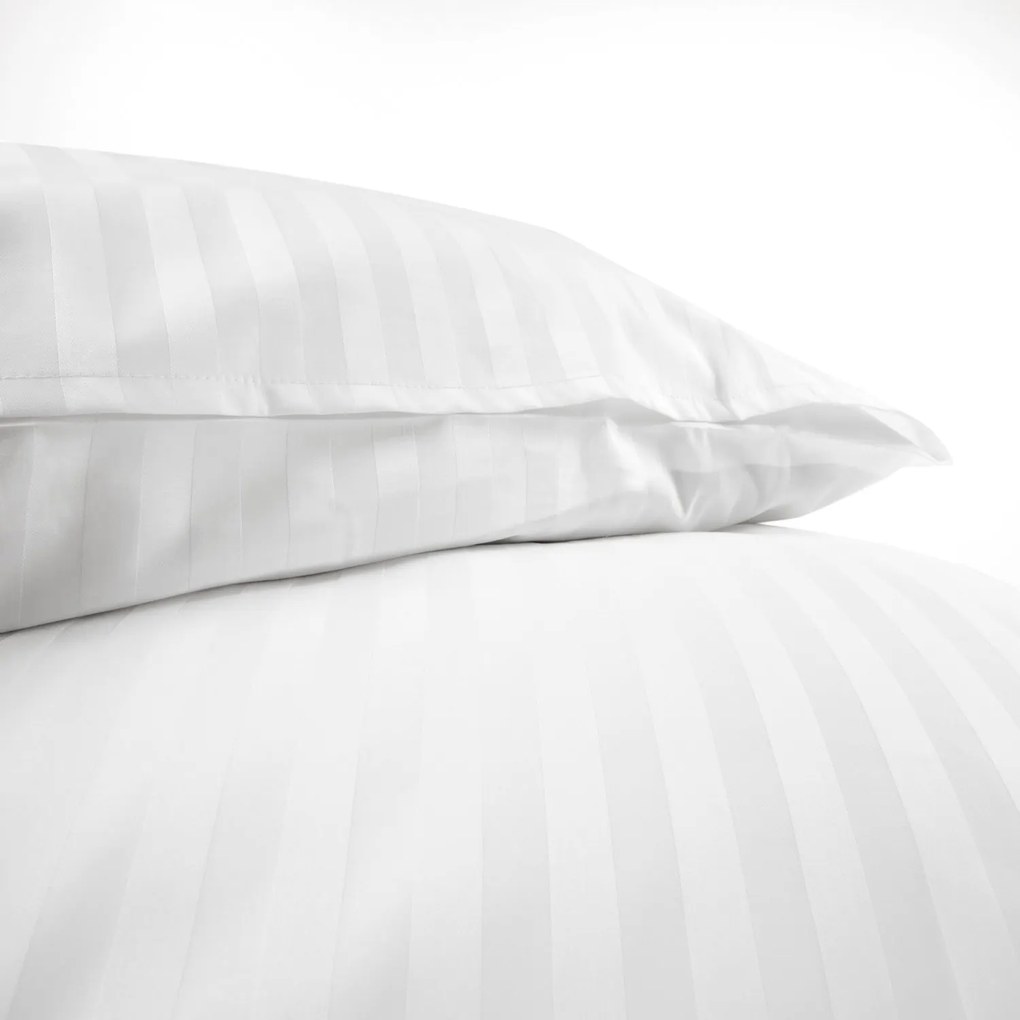 BAVLNENÁ OBLIEČKA NA VANKÚŠ STRIPES2 70X80 CM BIELA