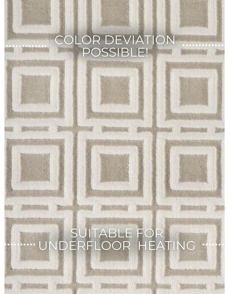 Krémový behúň 80x240 cm Perles Howlite – Elle Decoration