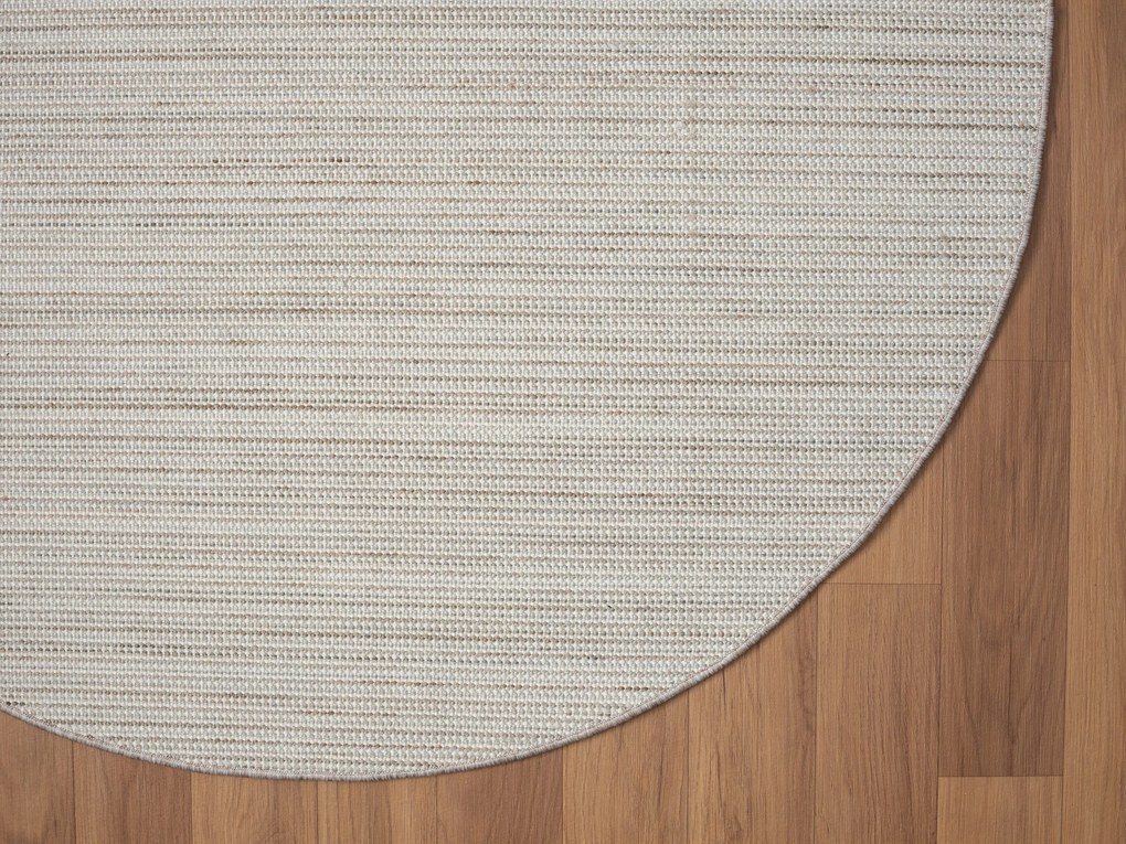 Kusový koberec Ava CA20009 beige kruh, 120x120 (priemer) kruh, béžová, chodba / predsieň, My Flair