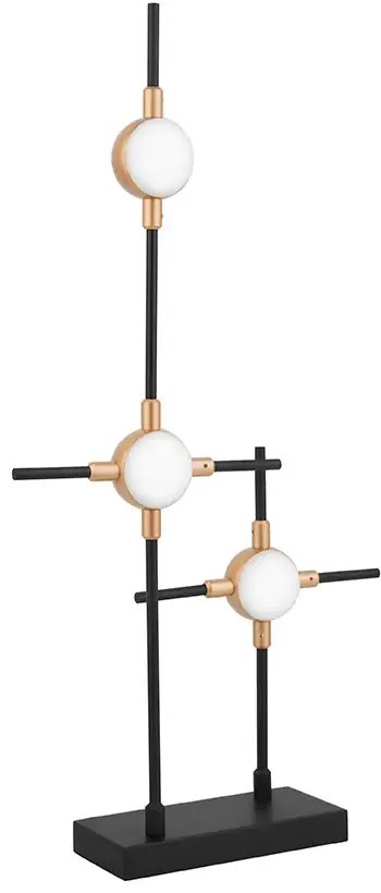 LED stolová lampa Atomo 28 čierne