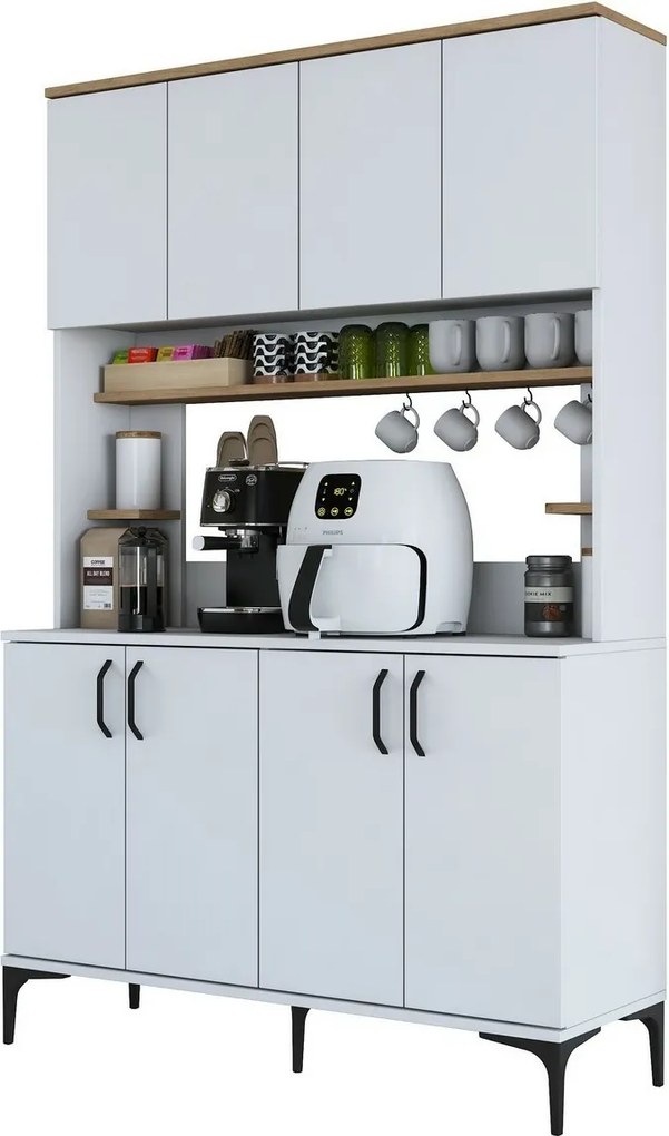 Skriňa Javy Walnut and White