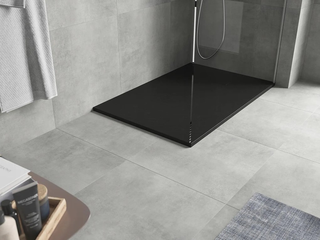 Sprchová SMC vanička MEXEN HUGO 70x110 cm - čierna, 42707011