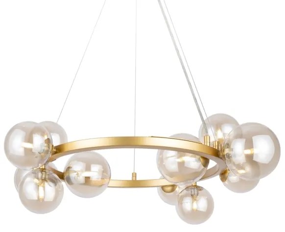 Maytoni MOD545PL-11G - Luster na lanku DALLAS 11xG9/28W/230V mosadz