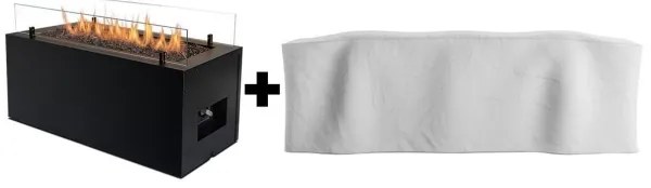 Planika Rio GAS - Vonkajší plynový krb 41,4x69,8 cm 10kW