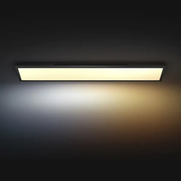 Philips Hue AURELLE LED stmievateľné stropné svietidlo 39W 120x30 cm čierne