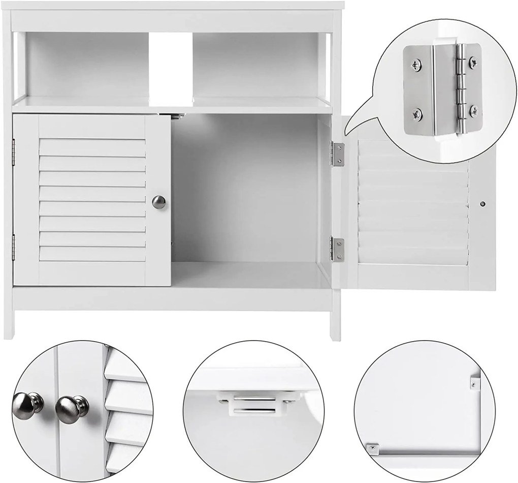 Skrinka pod umývadlo VASAGLE BBC02WT