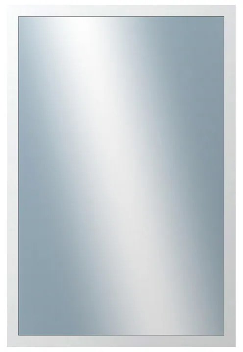 DANTIK - Zrkadlo v rámu, rozmer s rámom 40x60 cm z lišty PERLA biela lesklá vysoká (2746)