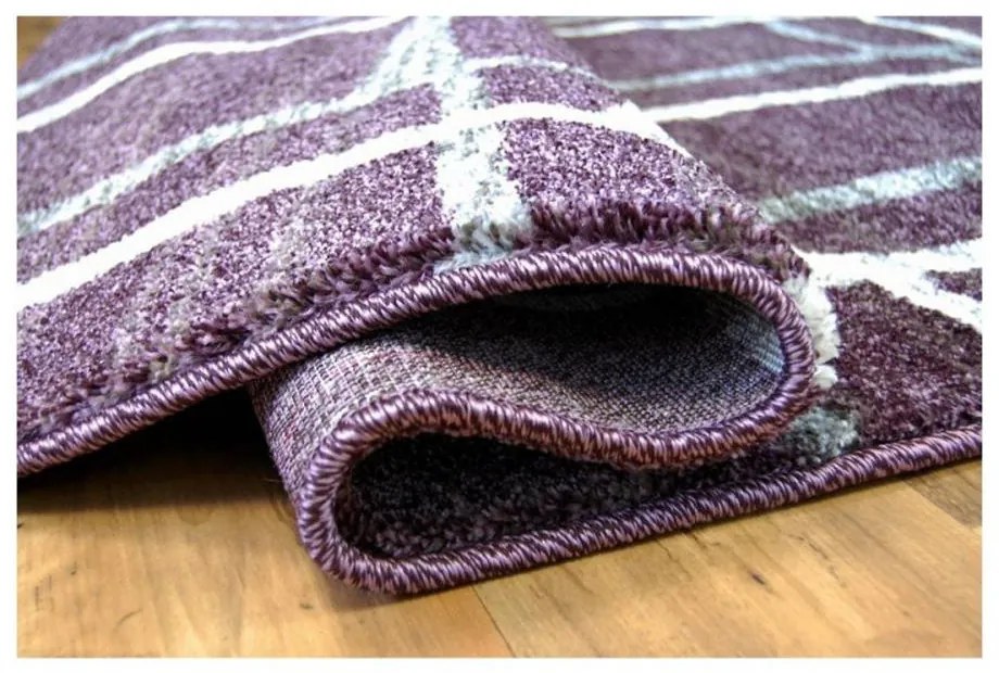 Kusový koberec Zen fialový 200x290cm