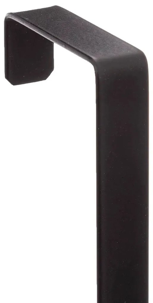 Držiak na uteráky Natureo Black, čierna/s drevenými prvkami