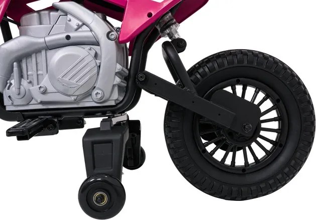 Elektrická motorka HONDA CFR450R ružová