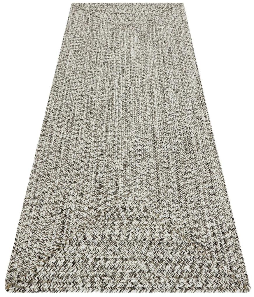 NORTHRUGS - Hanse Home koberce Kusový koberec Braided 105552 Melange – na von aj na doma - 80x200 cm