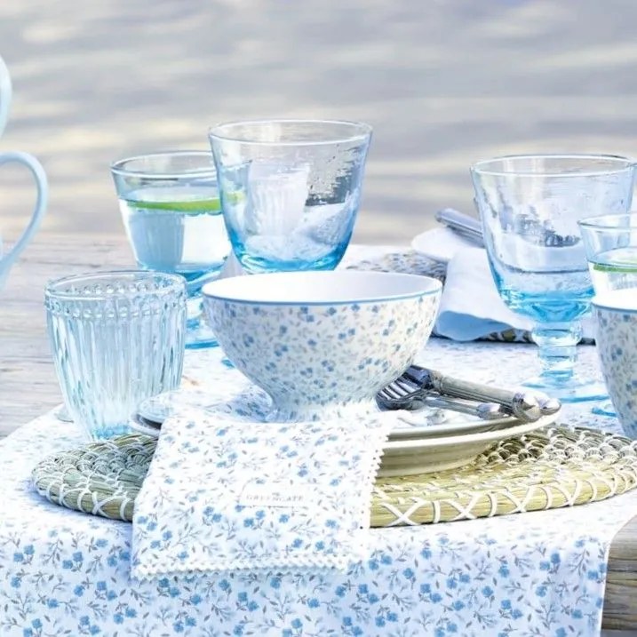GREEN GATE Porcelánová polievková miska Florali White 400 ml