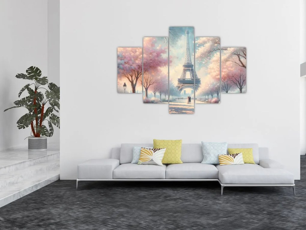 Obraz – Jar v Paríži (150x105 cm)