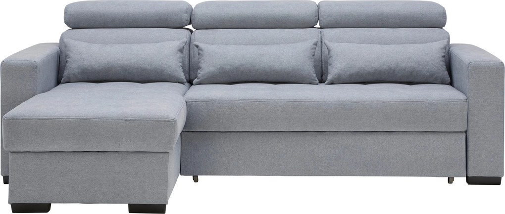 XXXLutz ROHOVÁ SEDAČKA, textil, modrosivá Carryhome - Sedačky - 000812006301