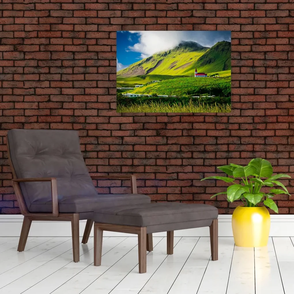 Obraz horskej krajiny (70x50 cm)
