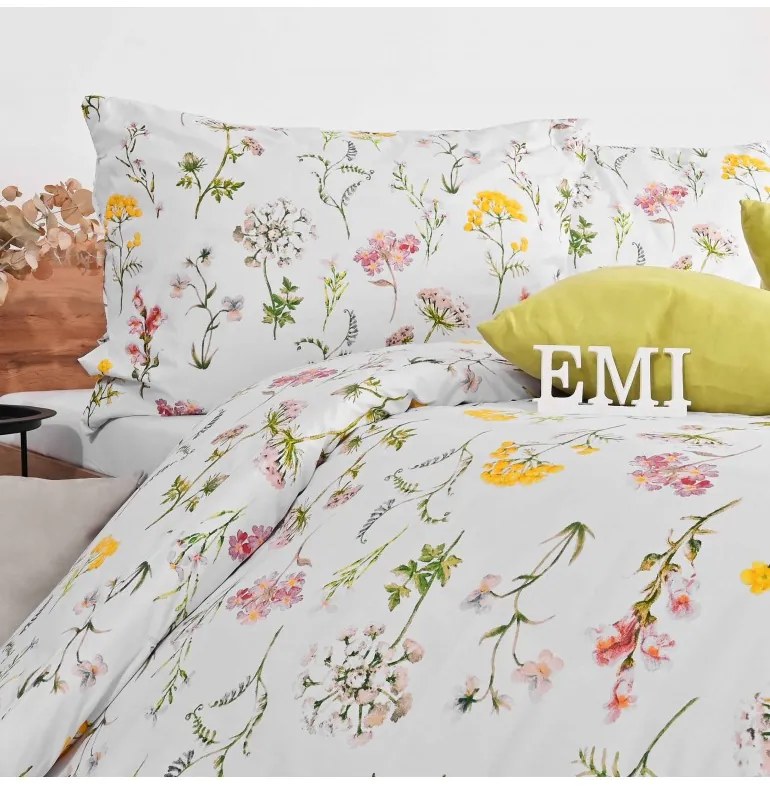 Obliečky bavlnené Luiza EMI, Predĺžený set jednolôžko obsahuje 1x 140x220 + 1x 70x90