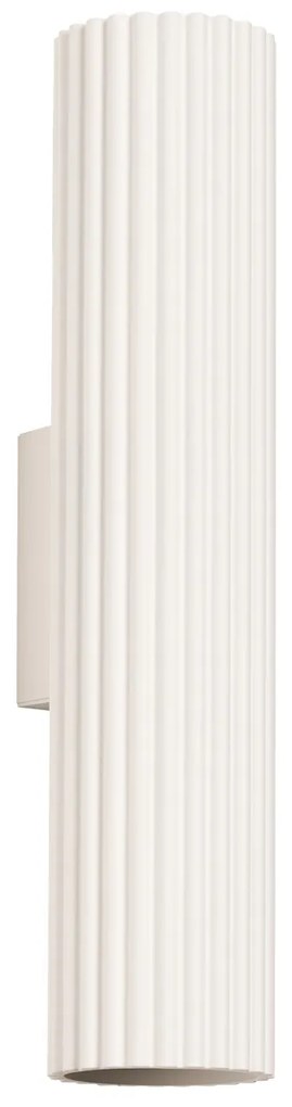 Nástenné svietidlo Karbon, 1x béžové kovové tienidlo, (30 cm)