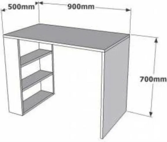 Pelit Atlantic Pine pracovný stôl