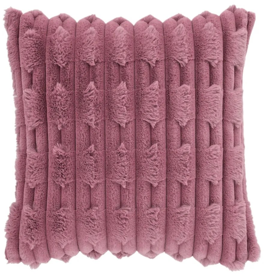 Dekoračný vankúš z mikroplyšu 50x50 cm Carved Fur – Bianca