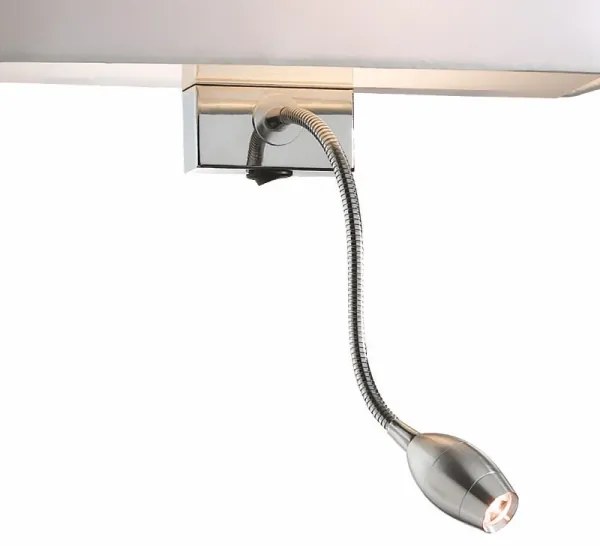 Ideal Lux - LED Flexibilná nástenná lampa HOTEL 1xE27/60W + LED/1,5W/230V