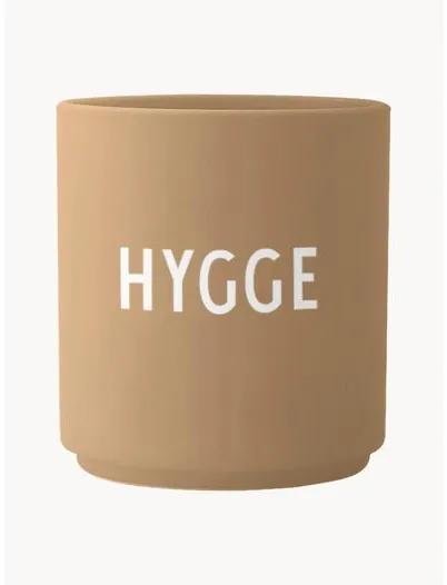 Dizajnový hrnček's nápisom Favourite HYGGE