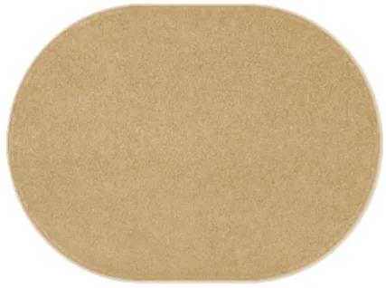 Vopi koberce Kusový koberec Eton béžový ovál - 140x200 cm