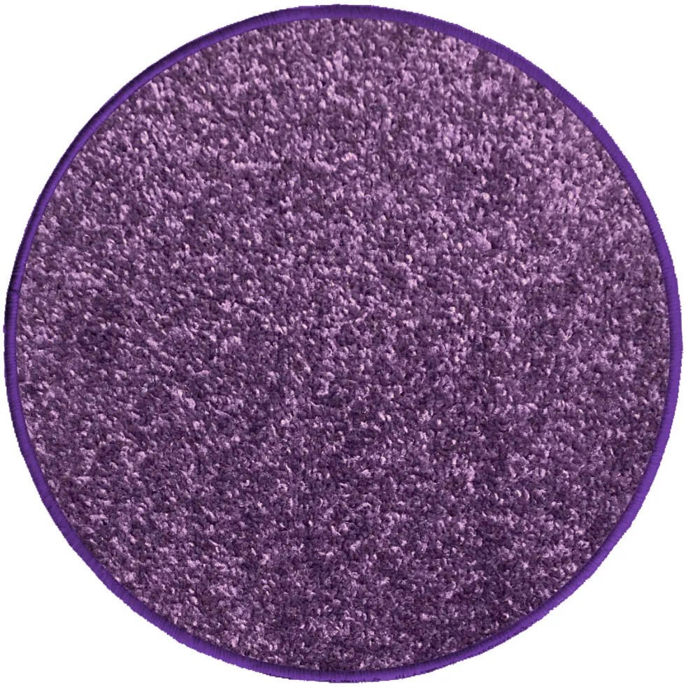 Vopi koberce Eton 2019-45 fialový koberec kulatý - 200x200 (průměr) kruh cm