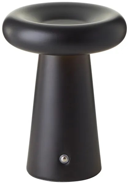 Brilliant LED stmievateľná dotyková stolná lampa MUFFIN LED/3W/5V USB IP44 čiern
