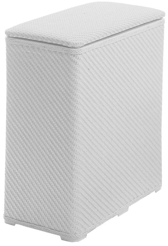 Aqualine Aqualine, AMBROGIO kôš na bielizeň 50x55x28 cm, biely, 203802