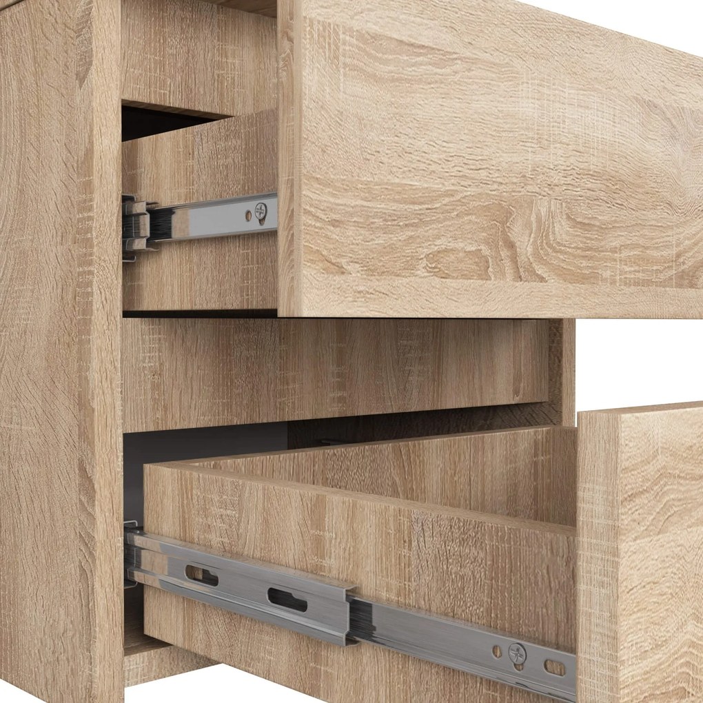 Nočný stolík CL2 40 cm dub sonoma