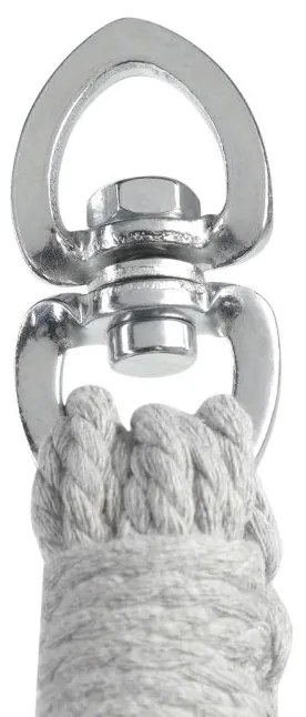 MIADOMODO Závesné hojdacie kreslo, antracit, dovnútra aj von