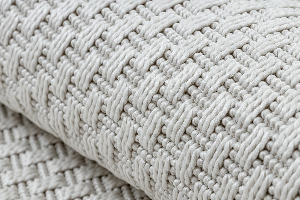 Koberec TIMO 6272 SIZAL exteriérový, biely