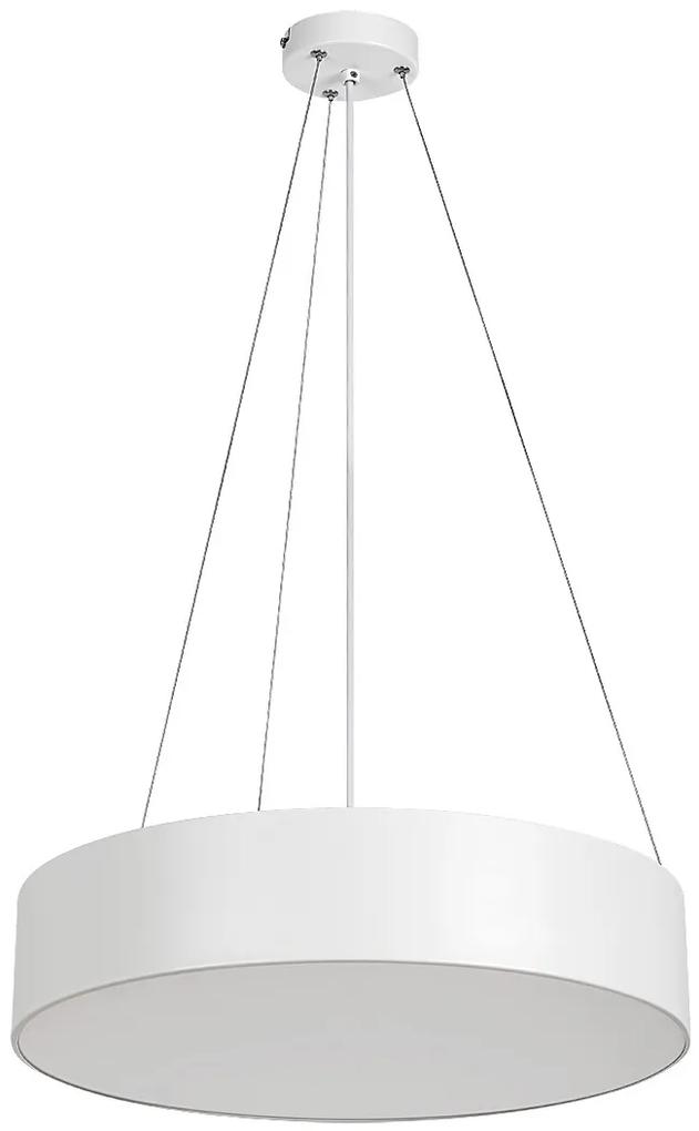 RABALUX Závesné moderné osvetlenie RENATA, 3xE27, 10W, 45cm, okrúhle, biele