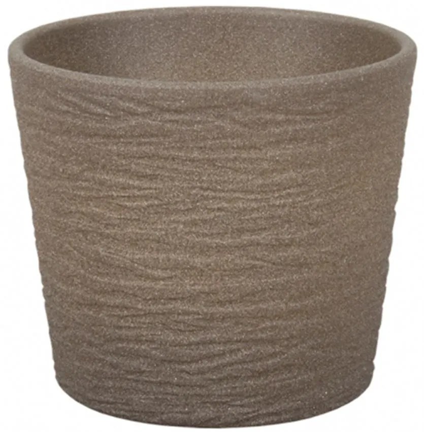Obal na kvetináč TROJA NATUR keramický matný