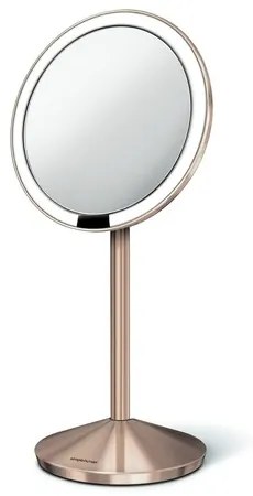 Kozmetické zrkadielko Simplehuman Mini Rose Gold nerez oceľ SHST3010, 1 ks