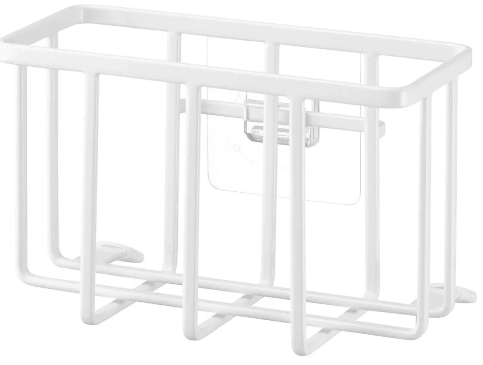 Biely kovový stojan na umývacie prostriedky bez vŕtania Film Hook – YAMAZAKI