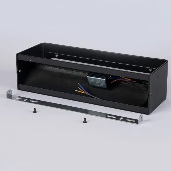 Brilagi - LED vonkajšie nástenné svietidlo DONNANI LED/12W/230V 30 cm čierne IP44