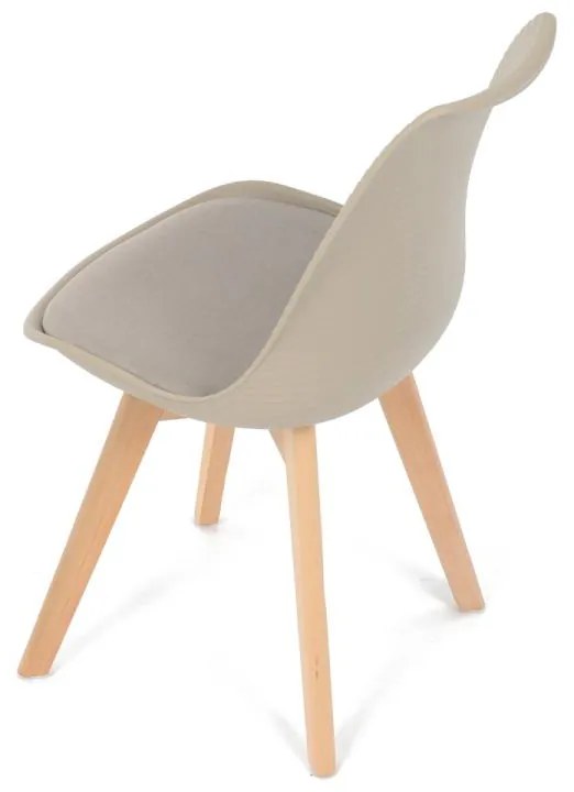 Autronic - Židle jídelní, cappuccino plast, CT-X7055 CAP