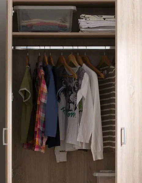 Šatníková skriňa Mega 24, dub sonoma